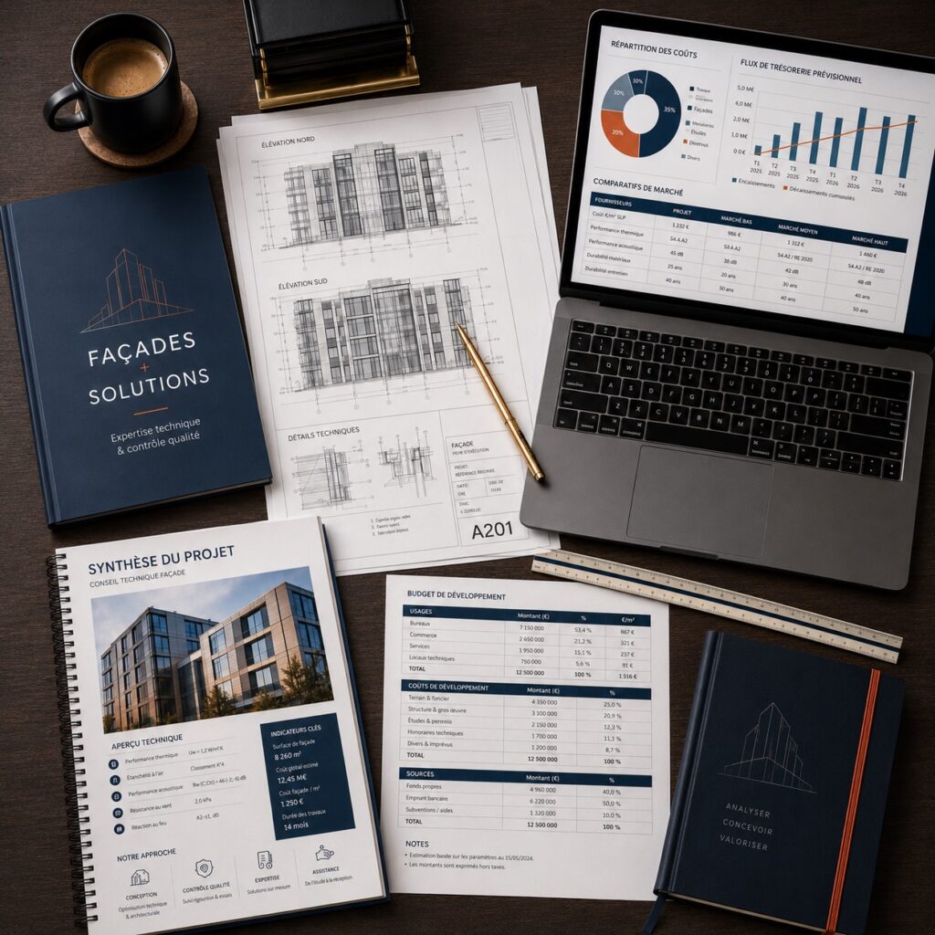 Expertise technique de devis de façade et menuiseries